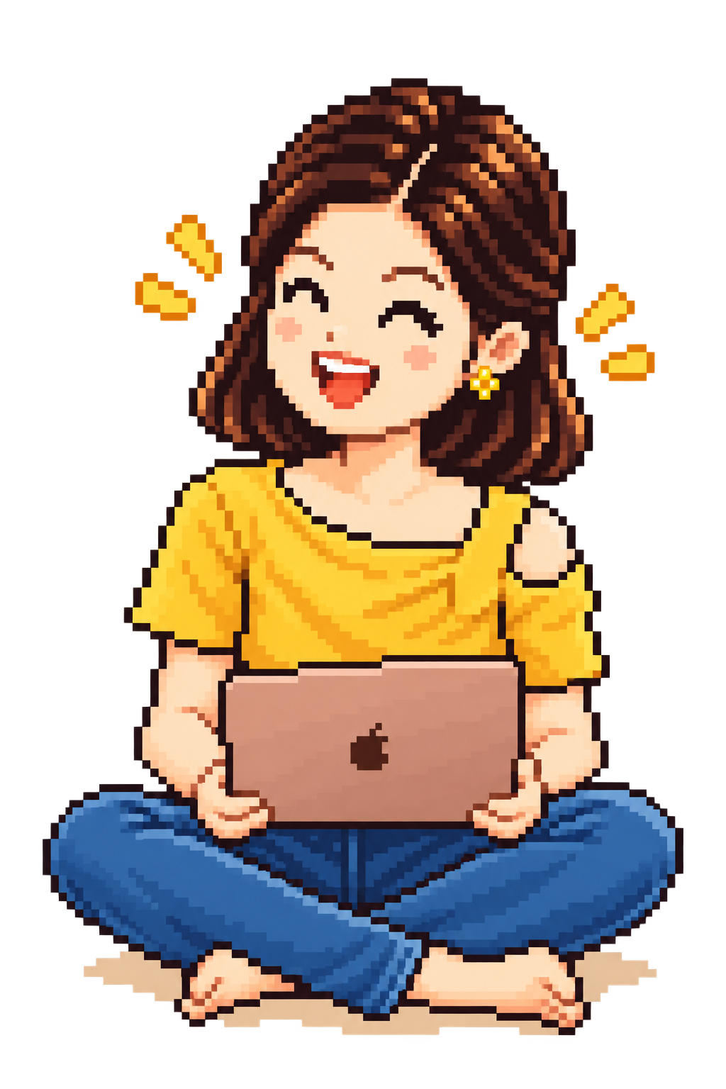蔡明淳的 8-bit 像素風個人照